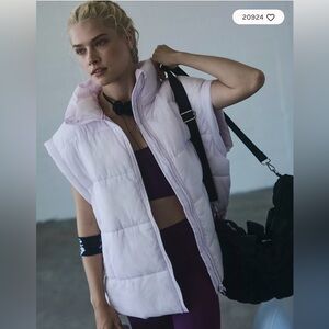 FREE PEOPLE NWT bubble puffer vest